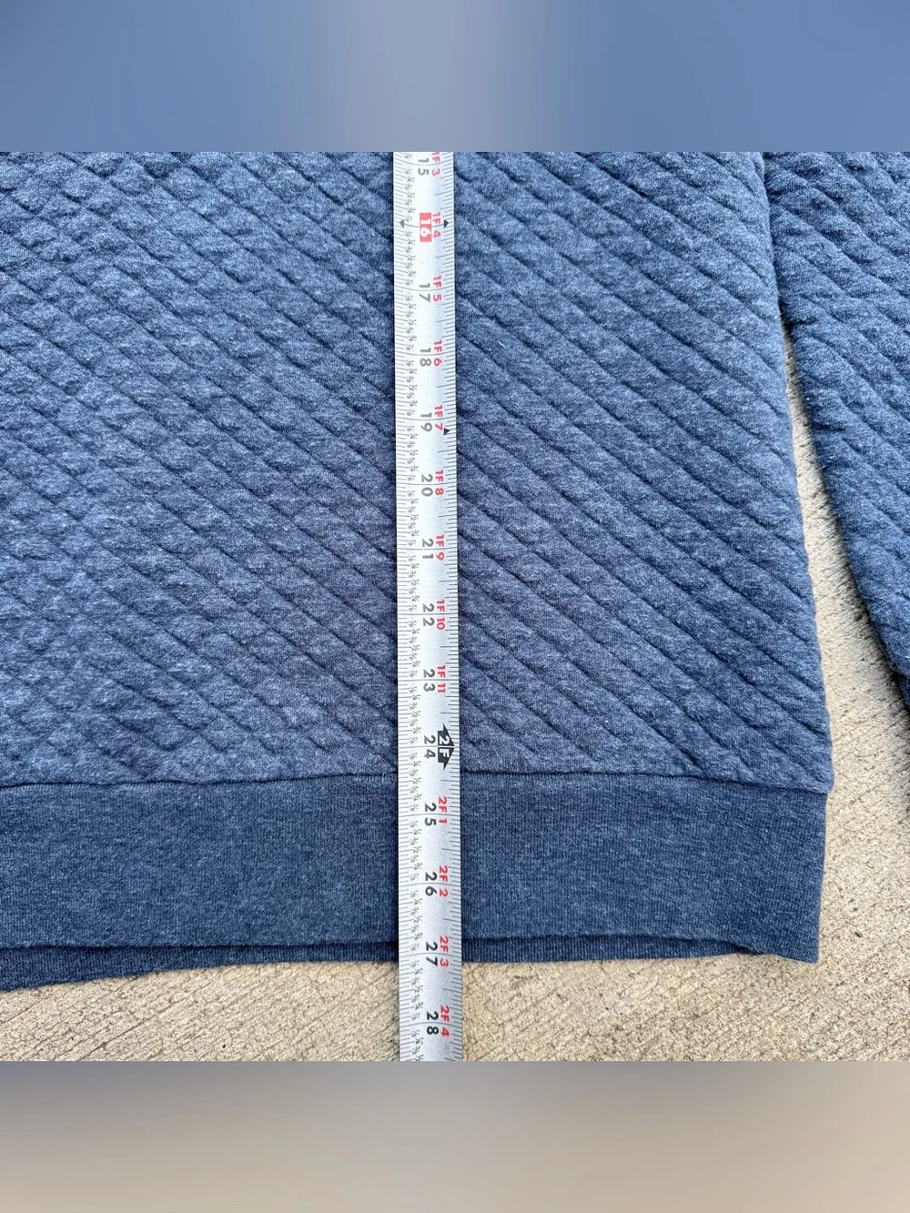 J.Crew Quilted Shawl Collar Blue Nebula Men’s Pullover Sweater Size Large BU376